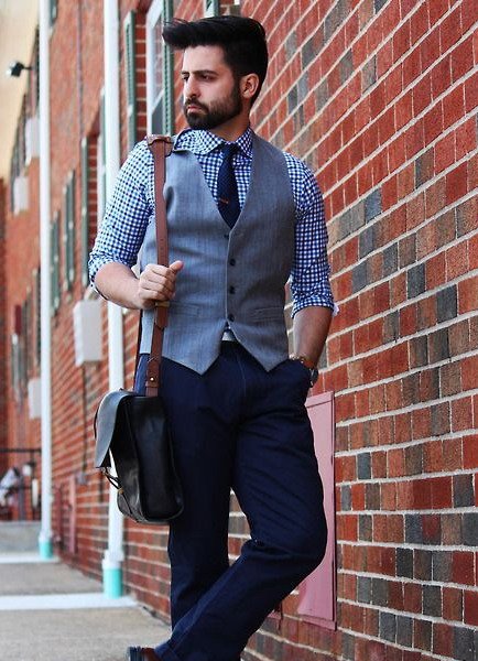 Modern Slim Fit Vest Sukhumvit